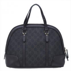 مملوكة مسبقًا Gucci Bright Diamante GG Leather Top Handle Boston Bag