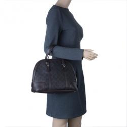 مملوكة مسبقًا Gucci Bright Diamante GG Leather Top Handle Boston Bag