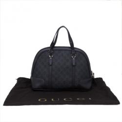 مملوكة مسبقًا Gucci Bright Diamante GG Leather Top Handle Boston Bag