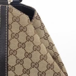 Pre Owned Gucci GG Monogram New Ladies Web Medium Tote