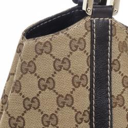 Pre Owned Gucci GG Monogram New Ladies Web Medium Tote
