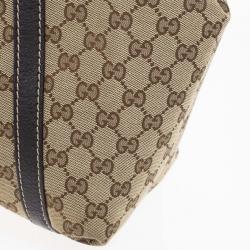 Pre Owned Gucci GG Monogram New Ladies Web Medium Tote