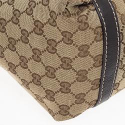 Pre Owned Gucci GG Monogram New Ladies Web Medium Tote