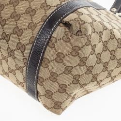 Pre Owned Gucci GG Monogram New Ladies Web Medium Tote