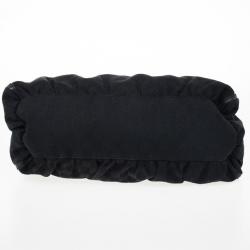 Pre Owned Gucci Black GG Canvas Gold D Ring Hobo Bag