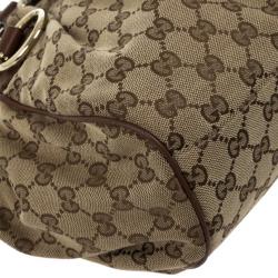 Pre Owned Gucci Sukey Original GG Canvas Top Handle Bag 