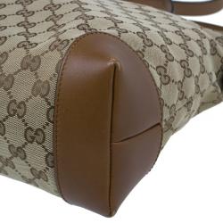 Pre Owned Gucci Original GG Canvas Large Messenger Bag