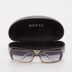 Pre Owned Gucci Rectangular Framed Sunglasses 2455/S