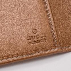 Gucci Metallic Monogram Heart Continental Wallet 