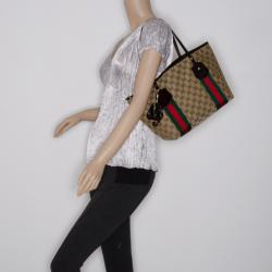Pre Owned Gucci Monogram Jolicoeur Tote