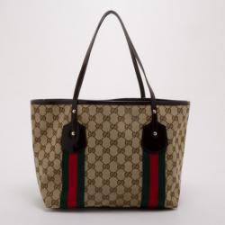 Pre Owned Gucci Monogram Jolicoeur Tote