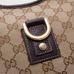 مملوكة مسبقًا Gucci Abbey Monogram D-Ring Hobo