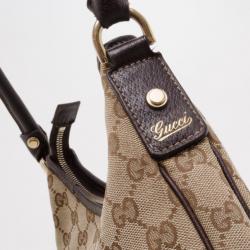 مملوكة مسبقًا Gucci Abbey Monogram D-Ring Hobo