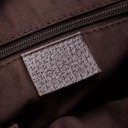 مملوكة مسبقًا Gucci Abbey Monogram D-Ring Hobo