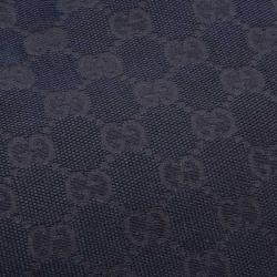 مملوكة مسبقًا Gucci Black Monogram Canvas Bucket Tote Bag