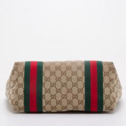 Pre Owned Gucci GG Canvas Jolicoeur Small Tote