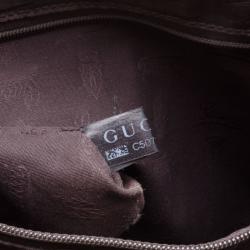 Pre Owned Gucci GG Canvas Jolicoeur Small Tote