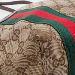 Pre Owned Gucci GG Canvas Jolicoeur Small Tote