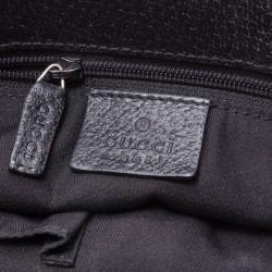 Pre Owned Gucci Black Monogram Eclipse Tote 