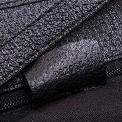 Pre Owned Gucci Black Monogram Eclipse Tote 