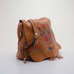 Pre Owned Gucci Tattoo Heart Tribeca Messenger Bag 