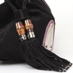 مملوكة مسبقًا Gucci Suede Race Satchel