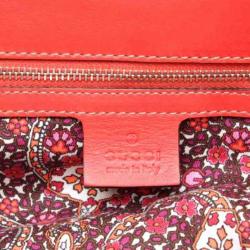 مملوكة مسبقًا Gucci Suede Race Satchel