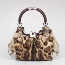 Pre Owned Gucci Large Limited Edition Rabbit Fur Indy