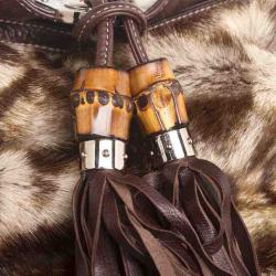 Pre Owned Gucci Large Limited Edition Rabbit Fur Indy