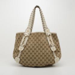 Pre Owned Gucci Pelham Monogram Shoulder Bag 