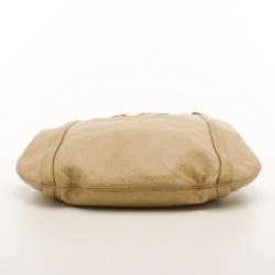 مملوكة مسبقًا Gucci Beige Running Guccissima Hobo 