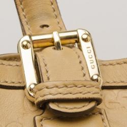 مملوكة مسبقًا Gucci Beige Running Guccissima Hobo 