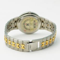 Hermes Ladies SS Two Tone Wristwatch 