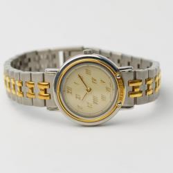Hermes Two Tone Ladies Wristwatch 