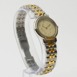 Hermes Two Tone Ladies Wristwatch 