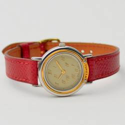 Pre Owned Hermes Gold & Silver Ladies Wristwatch 