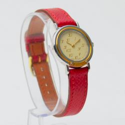 Pre Owned Hermes Gold & Silver Ladies Wristwatch 