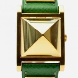 Hermes Gold Plated SS Ladies Wristwatch