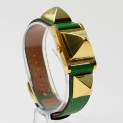 Hermes Gold Plated SS Ladies Wristwatch