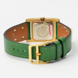Hermes Gold Plated SS Ladies Wristwatch