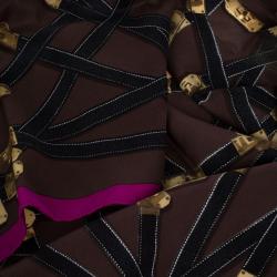 Pre Owned Hermes Tres Kelly Silk Square Scarf