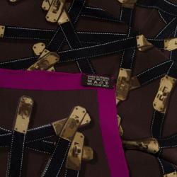 Pre Owned Hermes Tres Kelly Silk Square Scarf