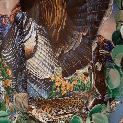 Pre Owned Hermes Faune Et Flore Du Texas Silk Square Scarf