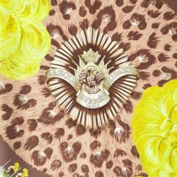 Pre Owned Hermes Casques et Plumets Silk Scarf