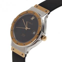 Hublot Black 18K Rose Gold SS Classic Womens Wristwatch 32 MM