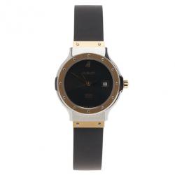 Hublot Black 18K Rose Gold SS Classic Womens Wristwatch 32 MM