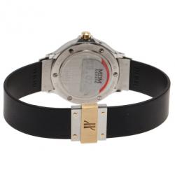 Hublot Black 18K Rose Gold SS Classic Womens Wristwatch 32 MM