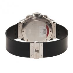 Pre Owned Hublot Silver Stainless Steel Fusion Men's Wristwatch 38MM