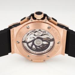 Hublot 18 K Yellow Gold Titanium Big Bang Mens Chronograph 48 MM