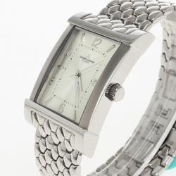 Pre Owned Jacques Lemans Iassic Serie 1935 1-1297 Stainless Steel Mens Wristwatch 43 MM